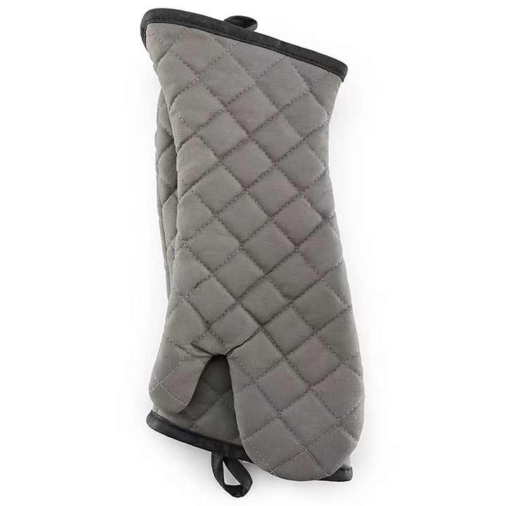Heat-Resistant Quilted Oven Mitts