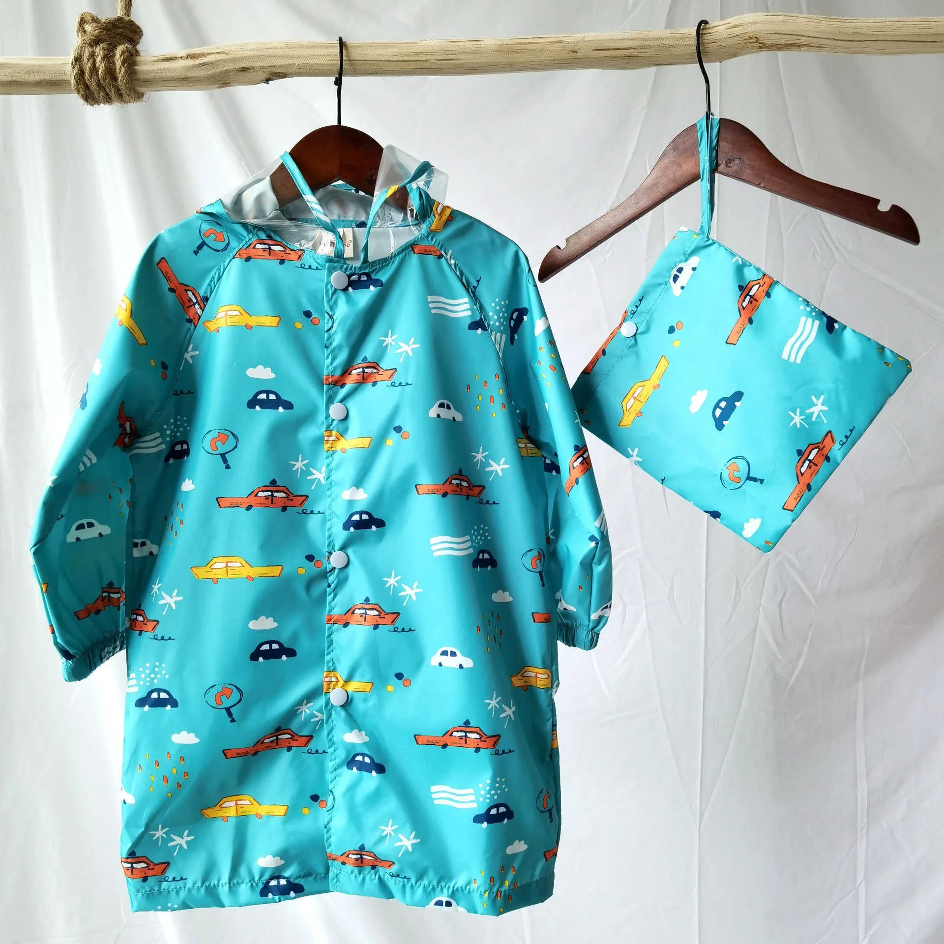 Kids' Recycled Polyester Rain Poncho