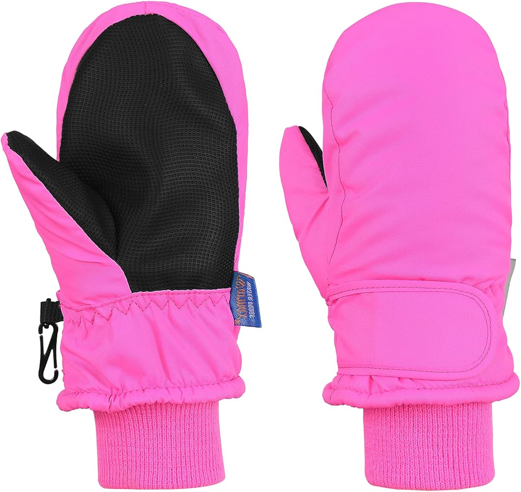 Kids' Waterproof Ski Mittens