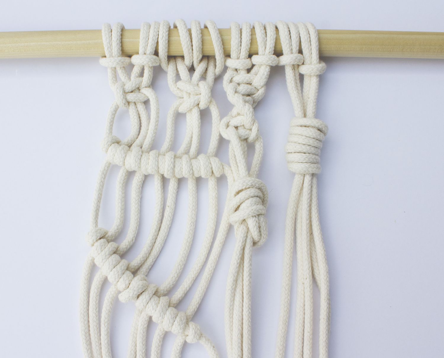 Macrame Knotted Wall Hanging Cord