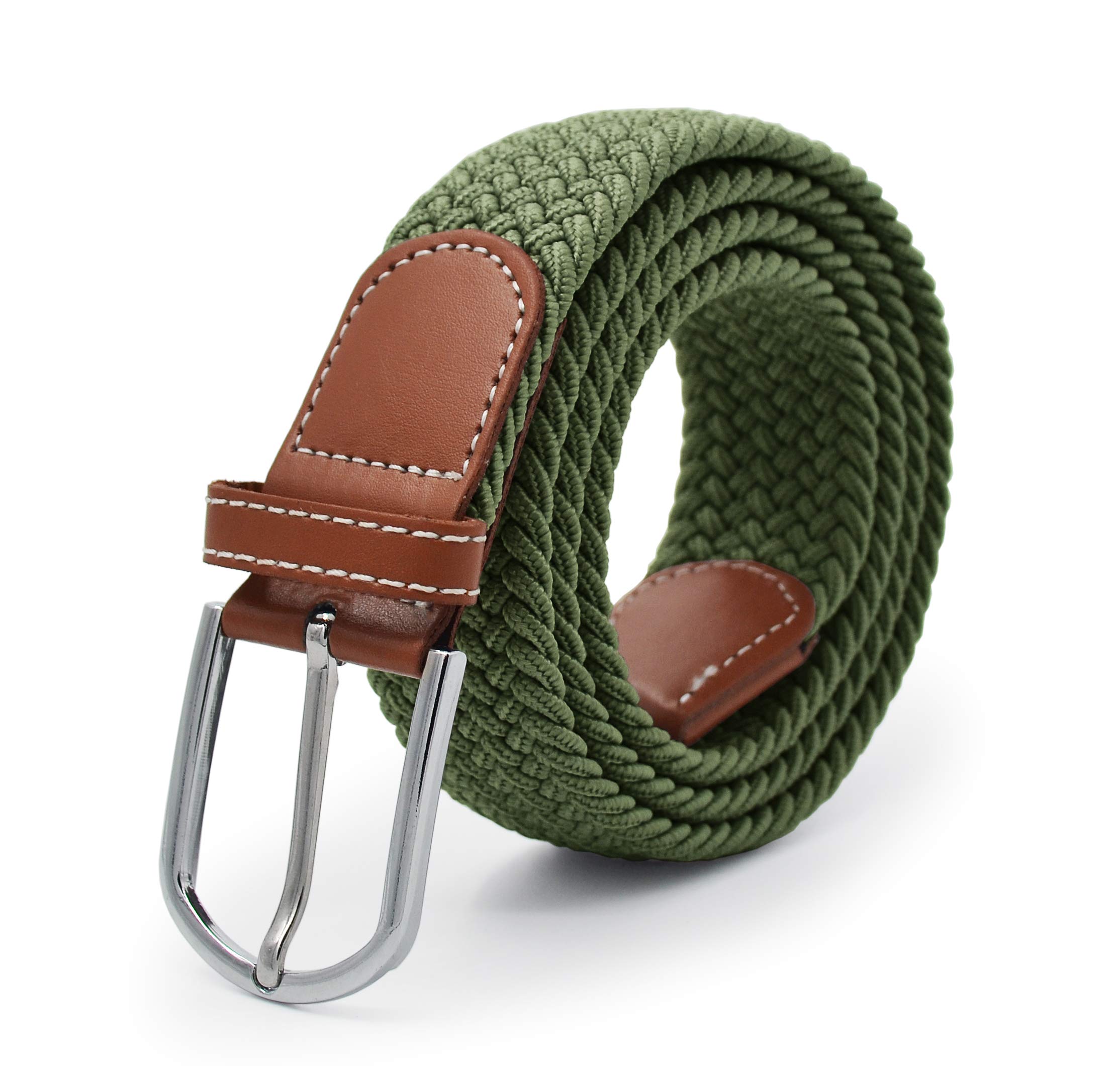 Men's Braided Canvas Casual Belt