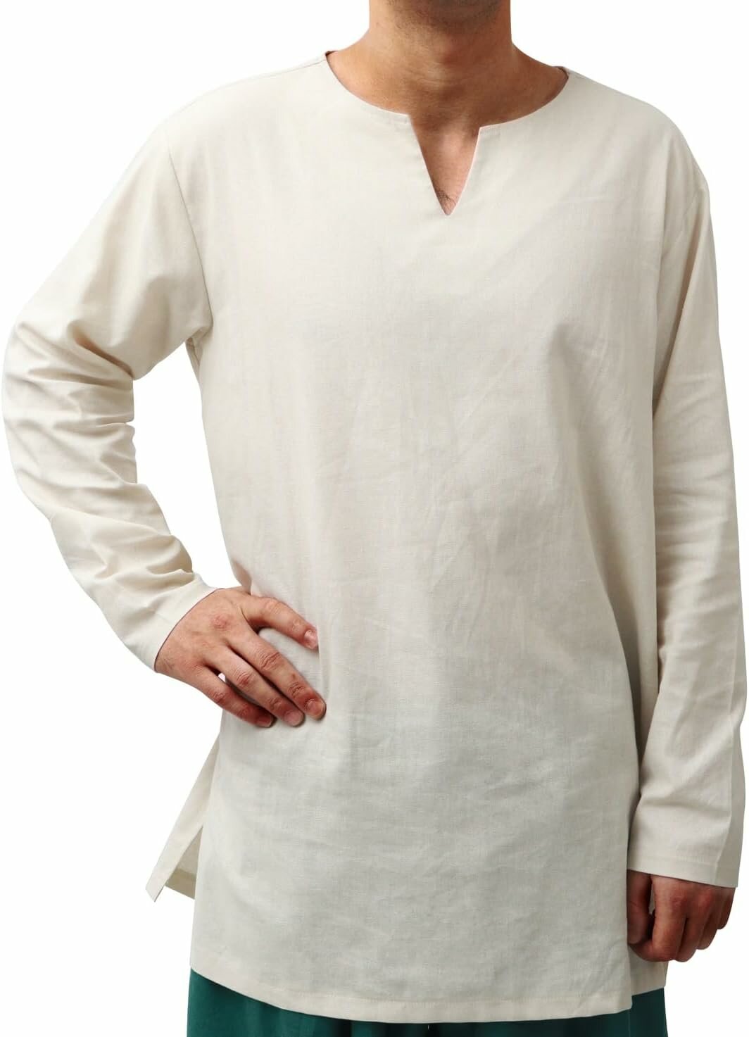 Men's Handloom Cotton Short Tunic