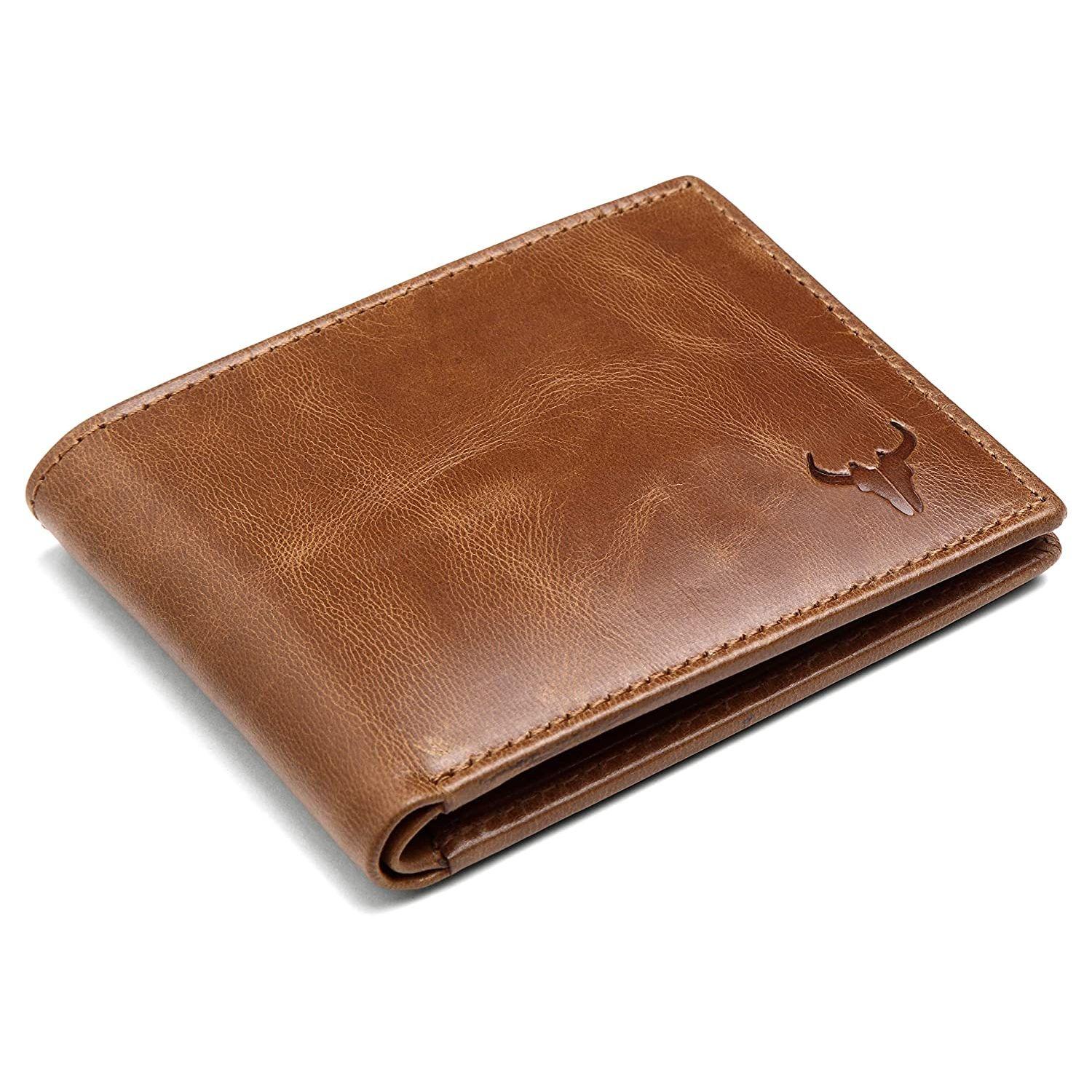 Men's RFID-Blocking Leather Wallet