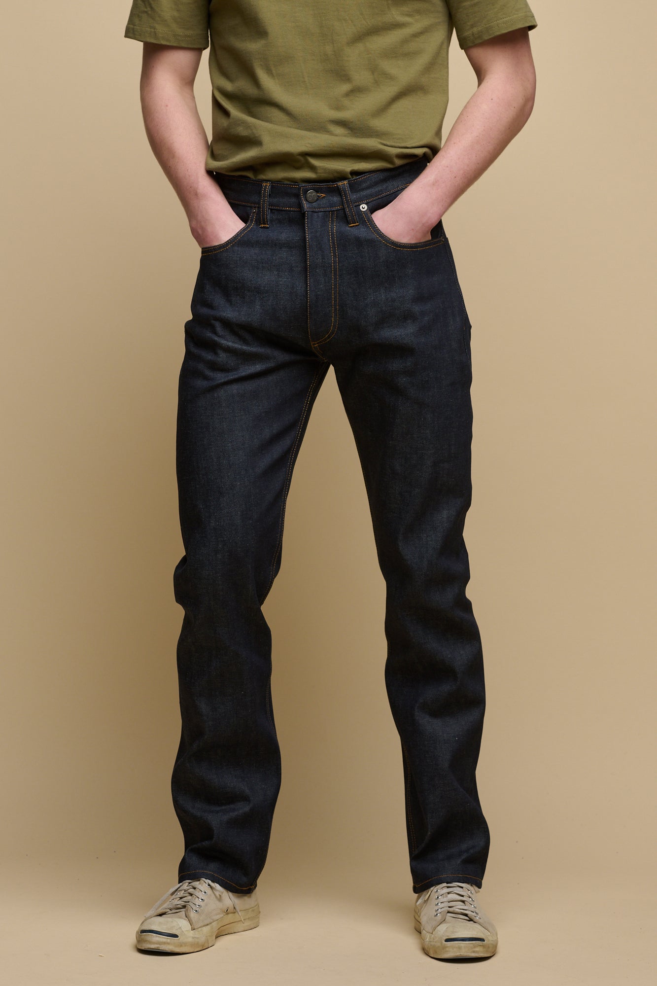Men's Raw Selvedge Denim Jeans