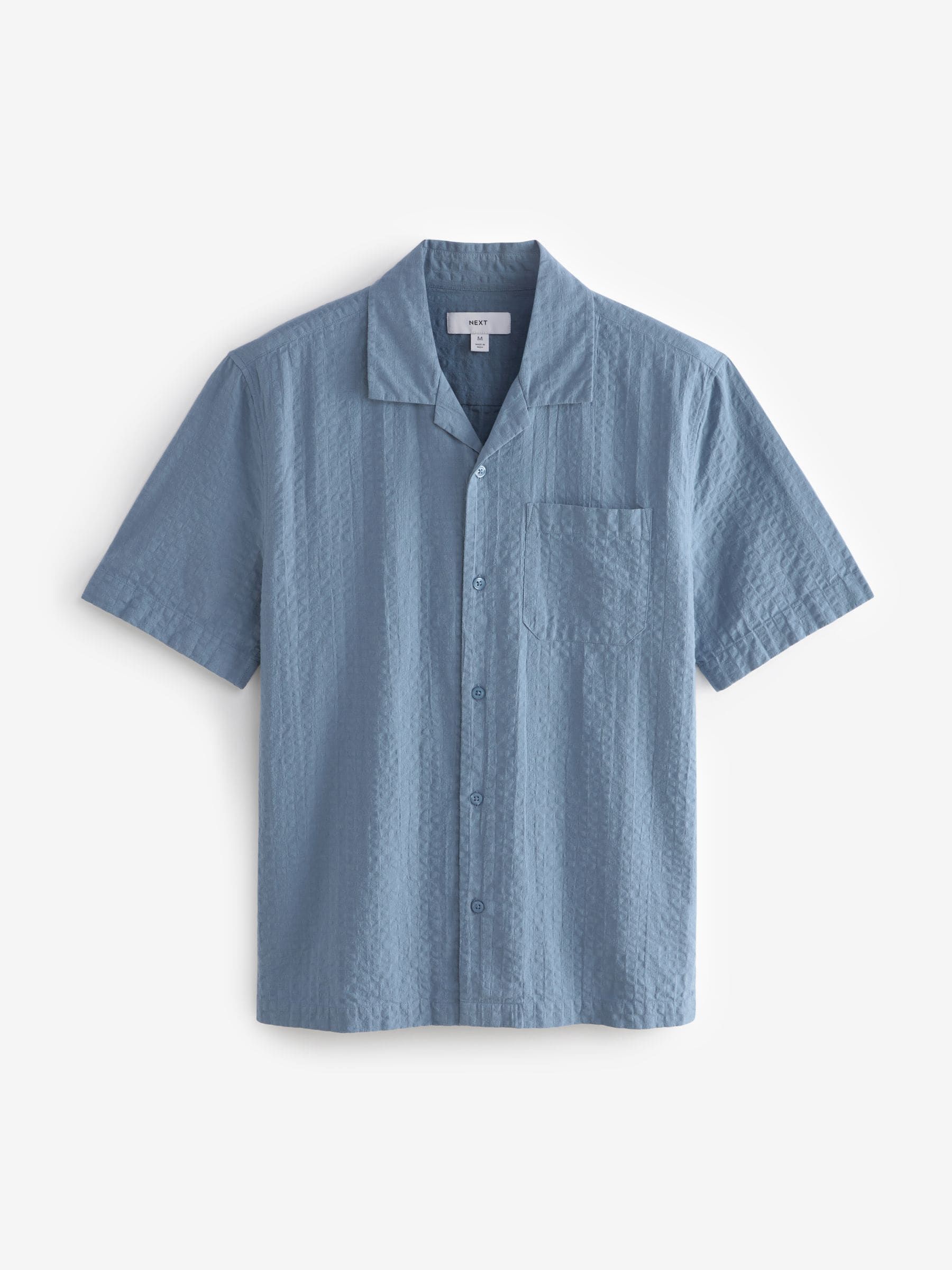 Men's Seersucker Short Sleeve Shirt