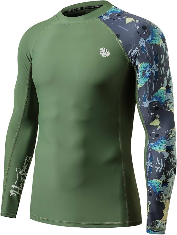 Men's UPF 50+ Sun Protection Rash Guard