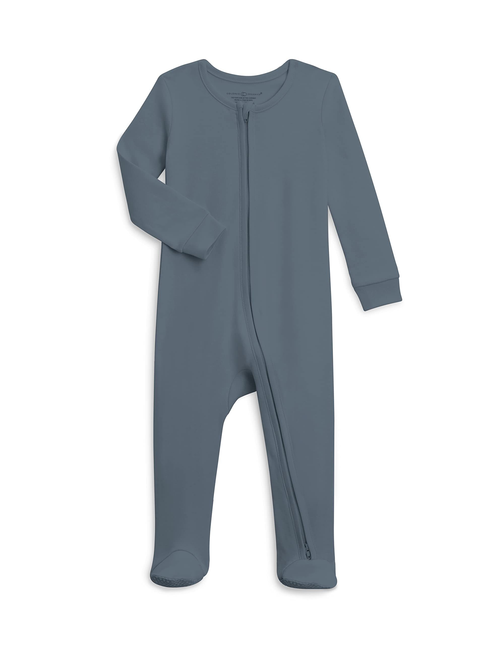 Newborn Organic Cotton Zip-Up Footie