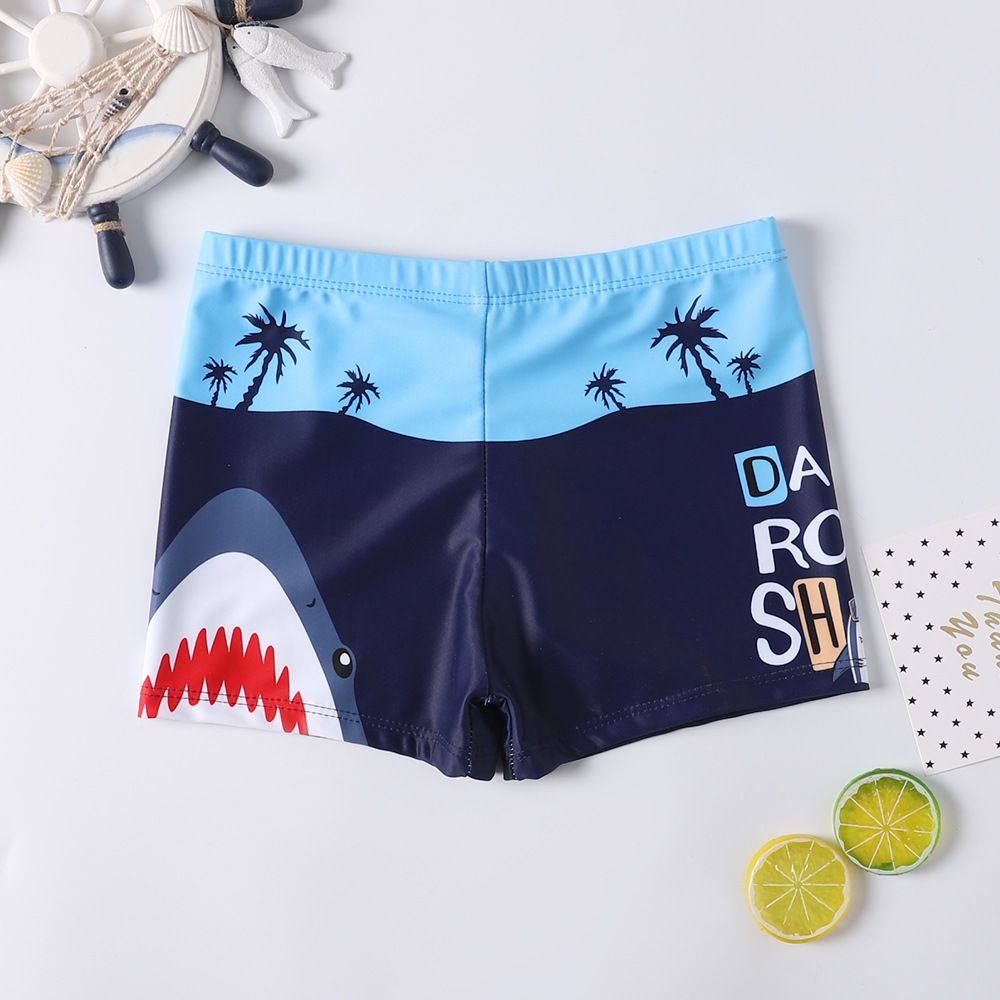Toddler Boys' Shark Fin Swim Trunks