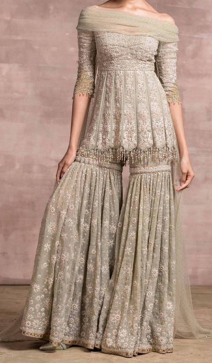 Women's Chikankari Sharara Set