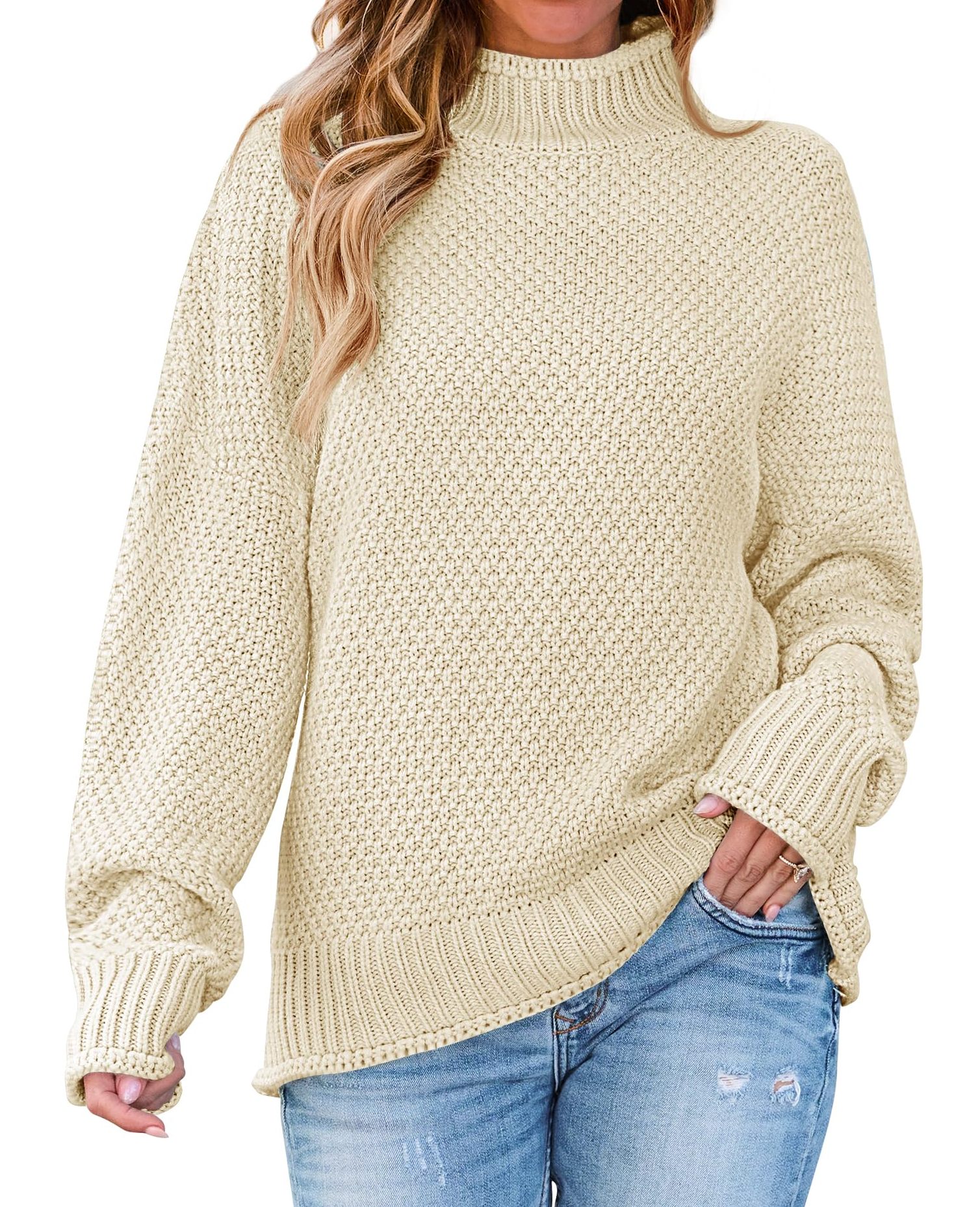 Women's Chunky Turtleneck Pullover