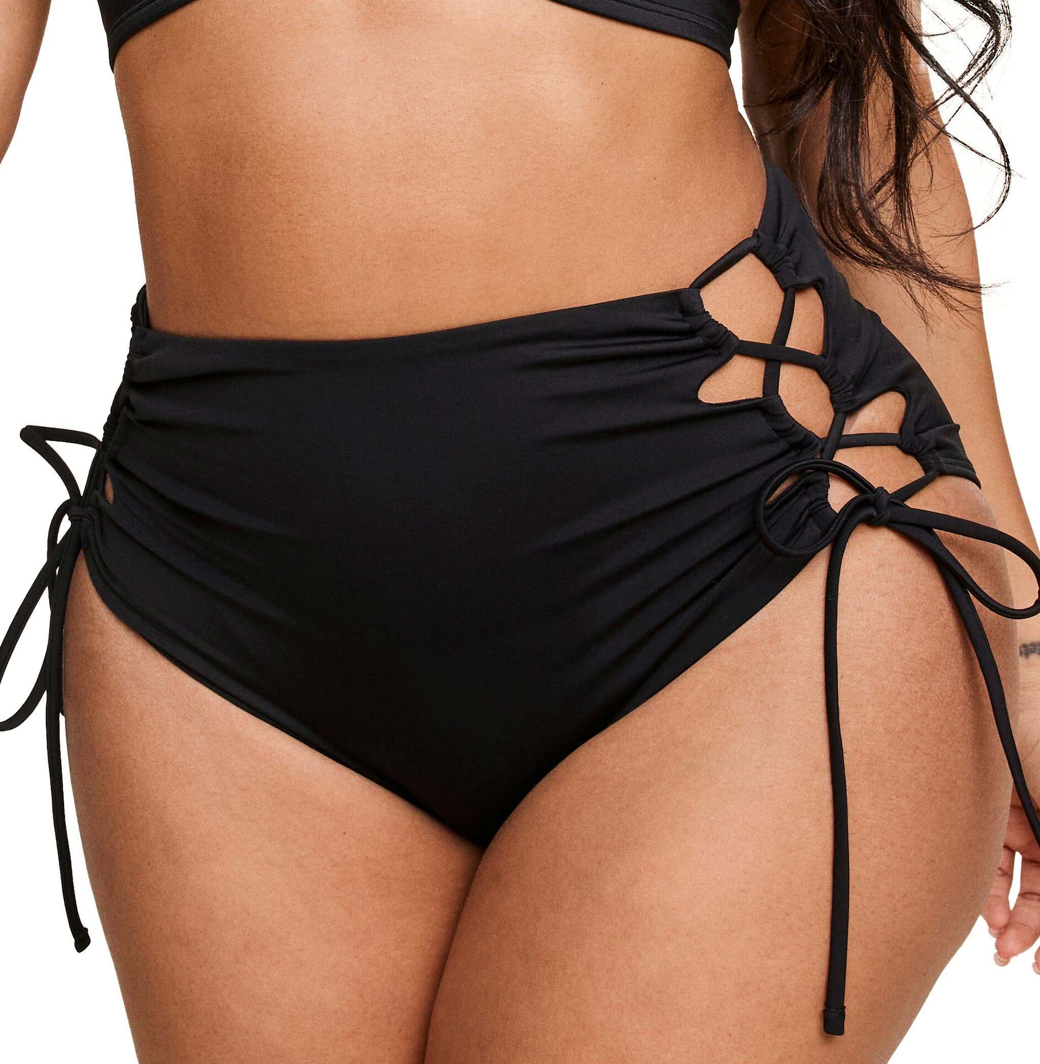 Women's High-Waisted Bikini Bottoms