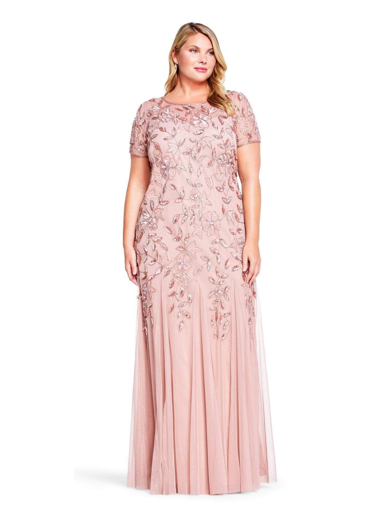 Women's Mother-of-the-Bride Beaded Gown
