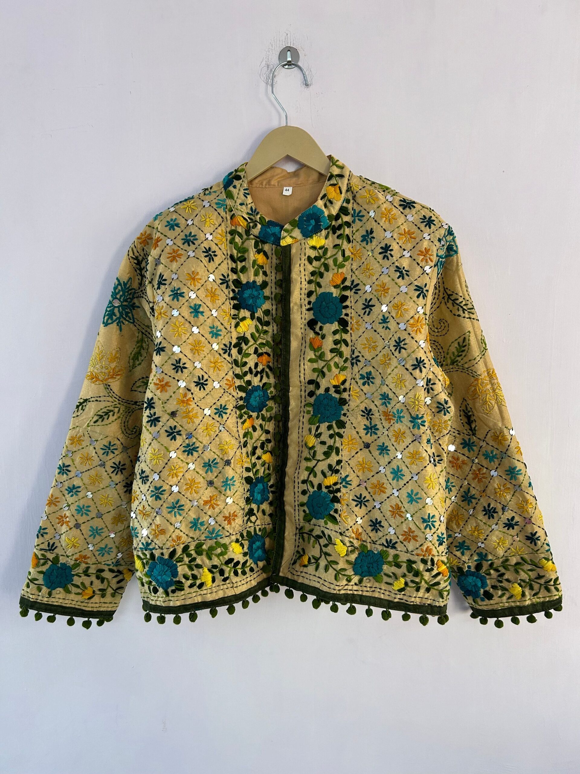 Women's Phulkari Embroidered Jacket