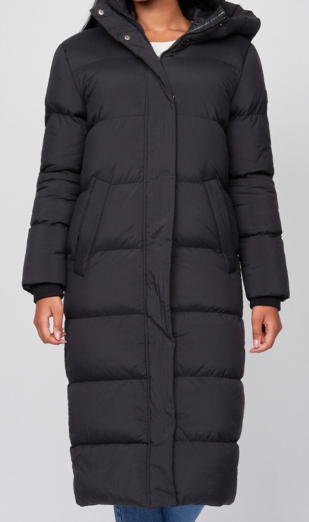 Women's Quilted Puffer Longline Coat