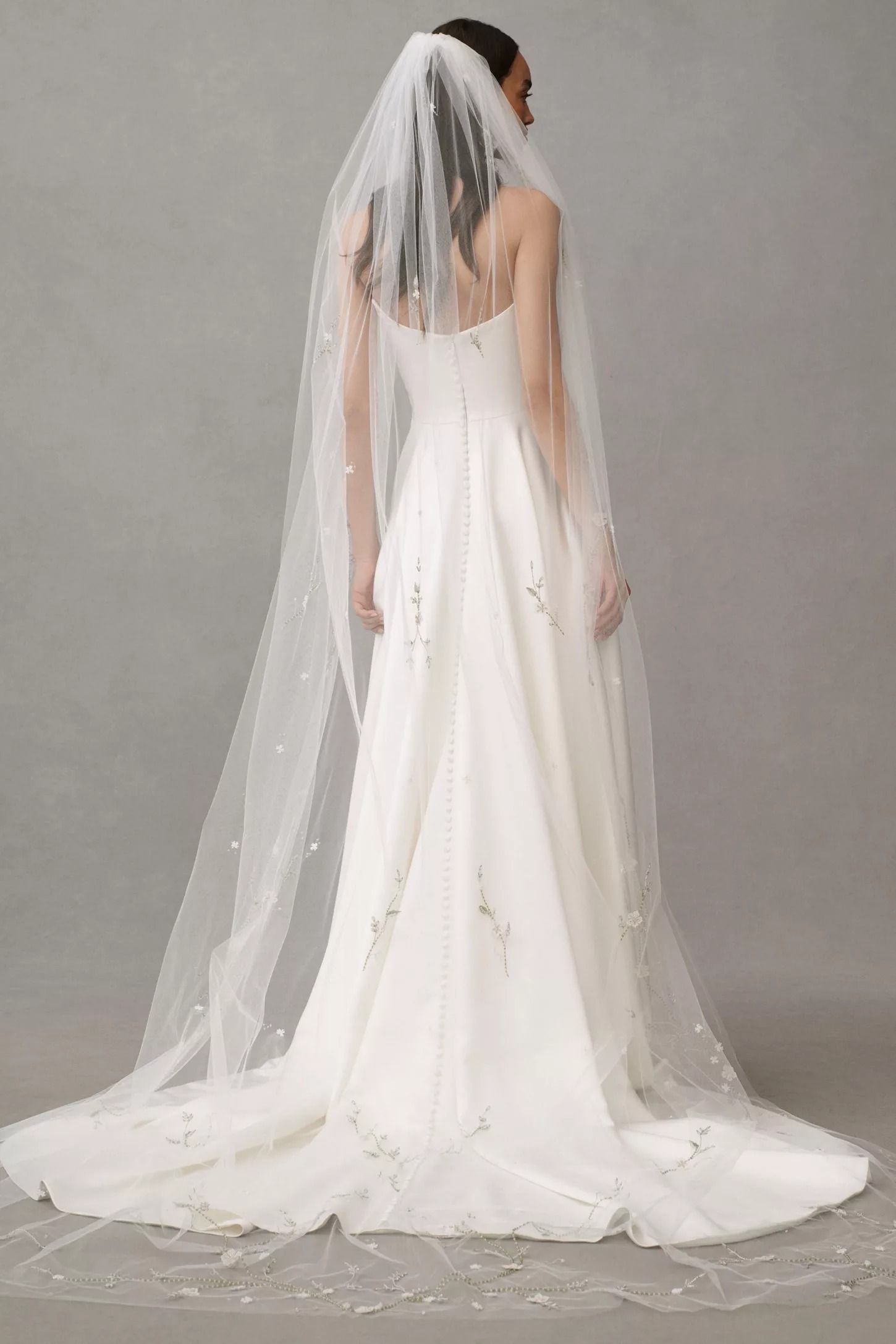 Women's Tulle Cathedral Wedding Veil