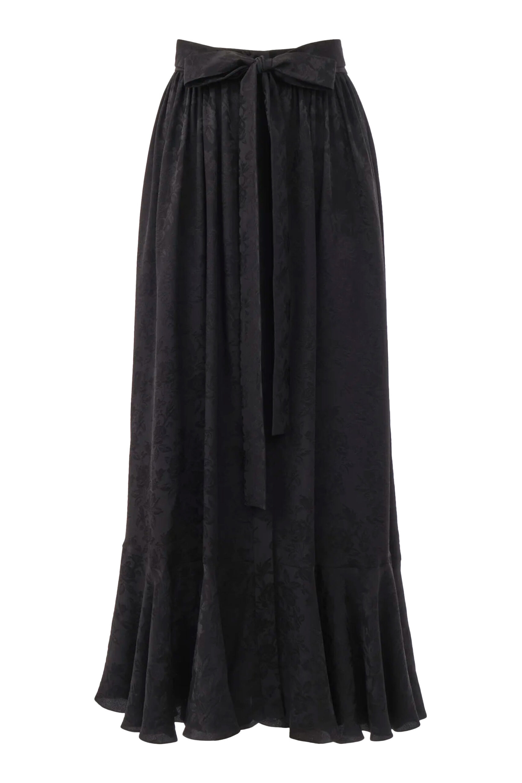 Women's Velvet Tiered Maxi Skirt