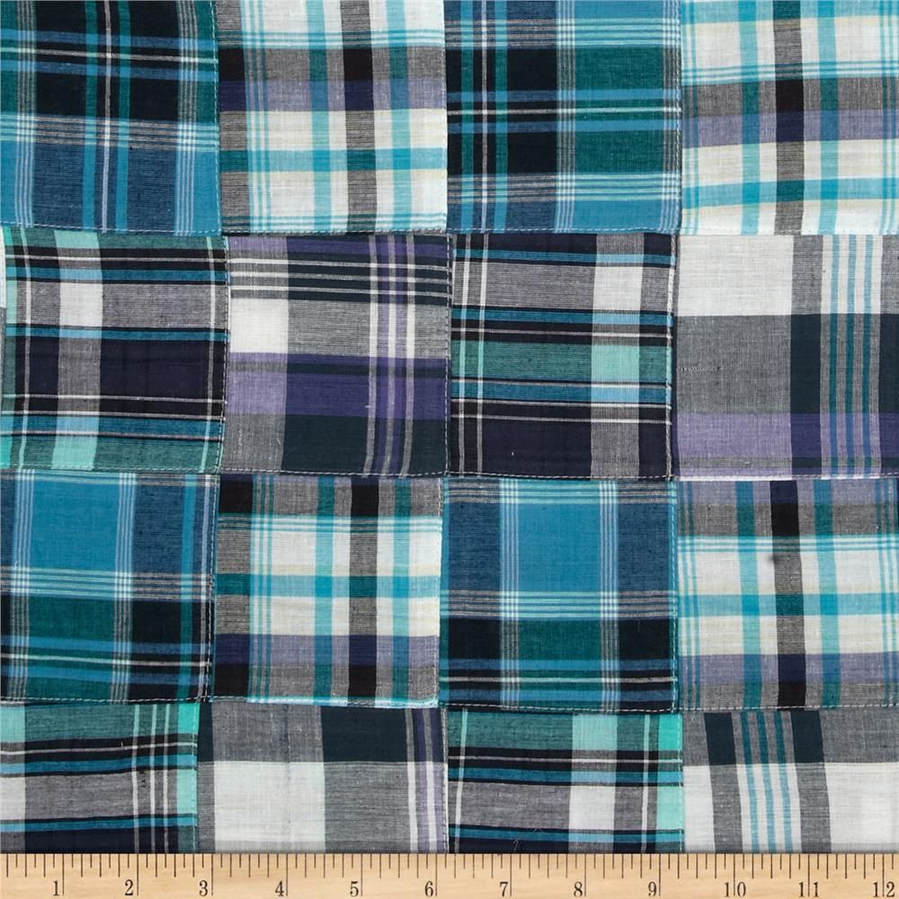 Yarn-Dyed Madras Plaid Cotton